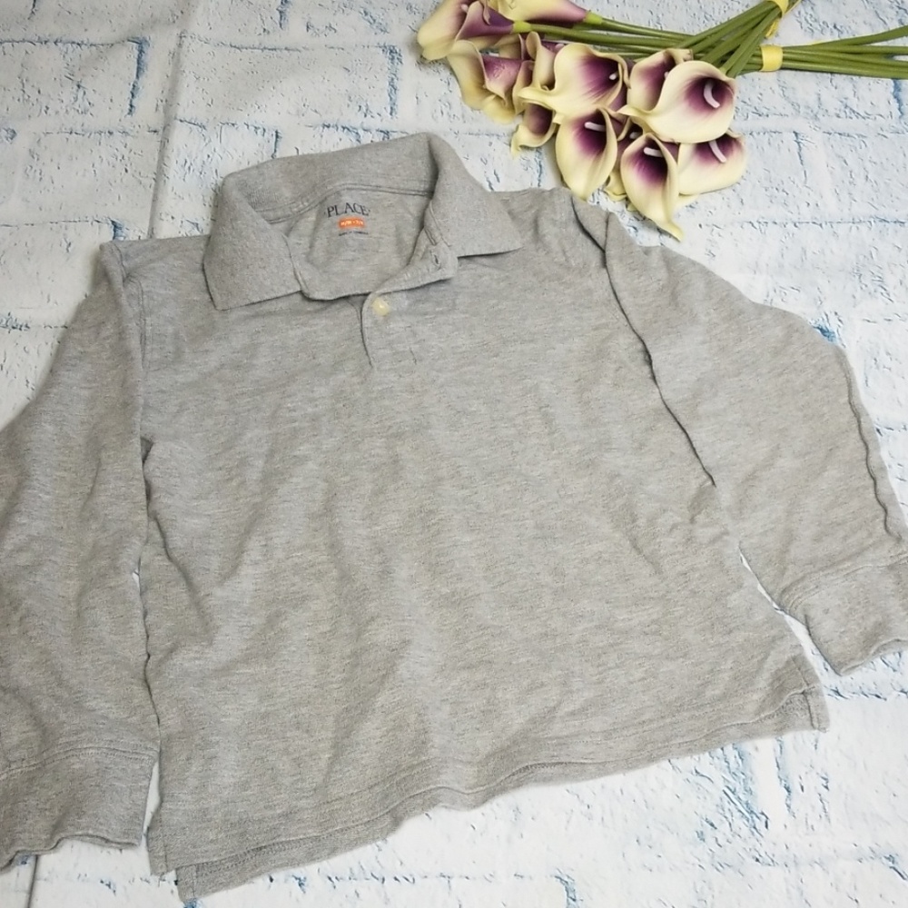 Children's Place Long Sleeve Collared Polo